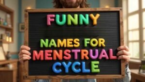 funny names for menstrual cycle