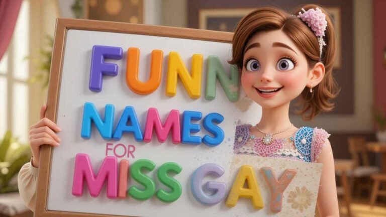 funny names for miss gay