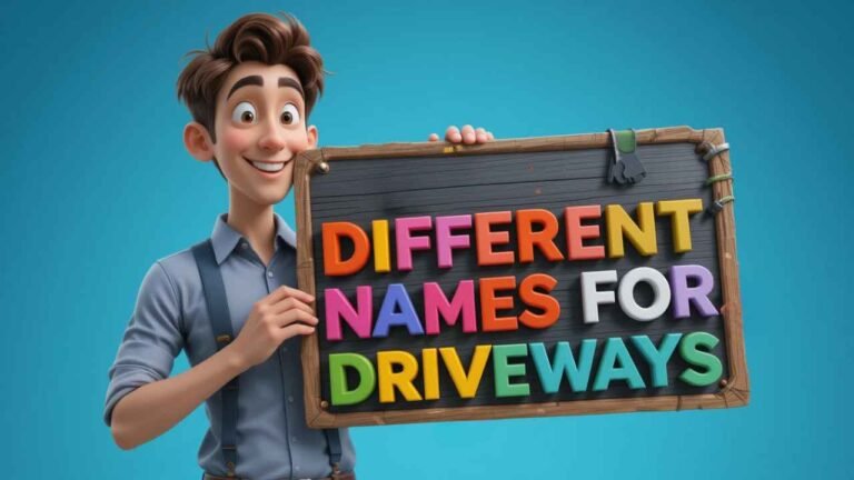 different names for driveways