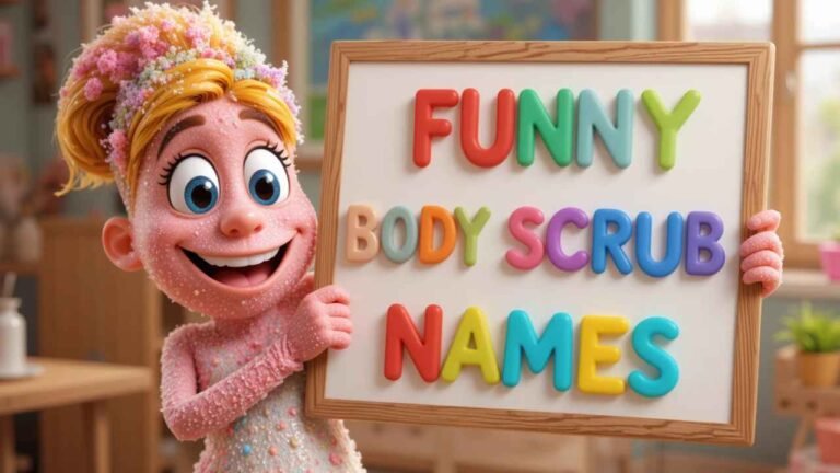 funny body scrub names