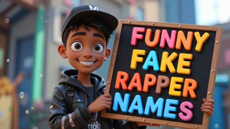 funny fake rapper names
