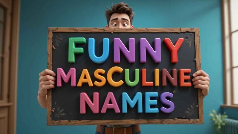 funny masculine names