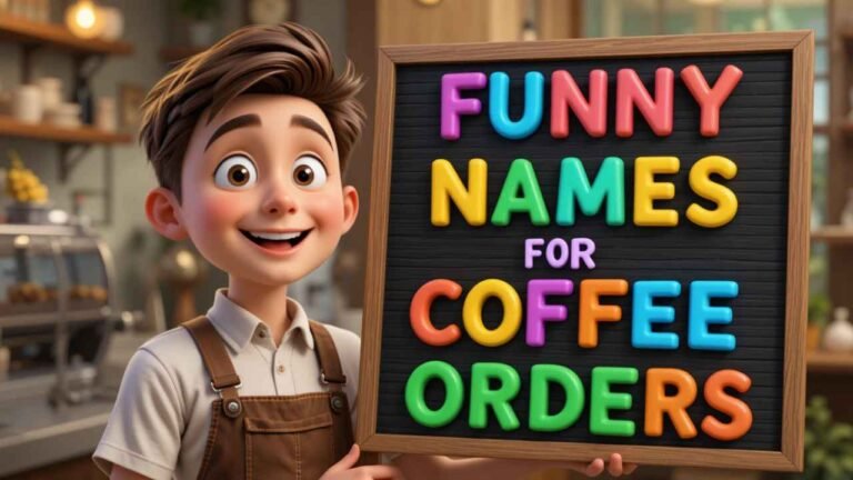 funny names for coffee orders
