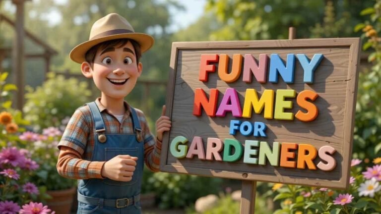 funny names for gardeners