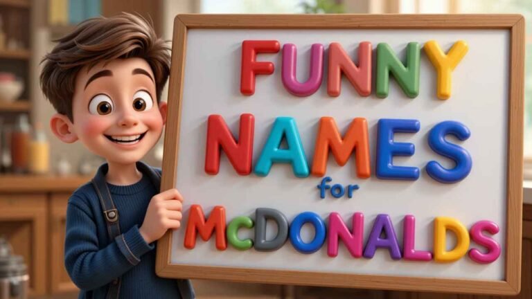 funny names for mcdonalds