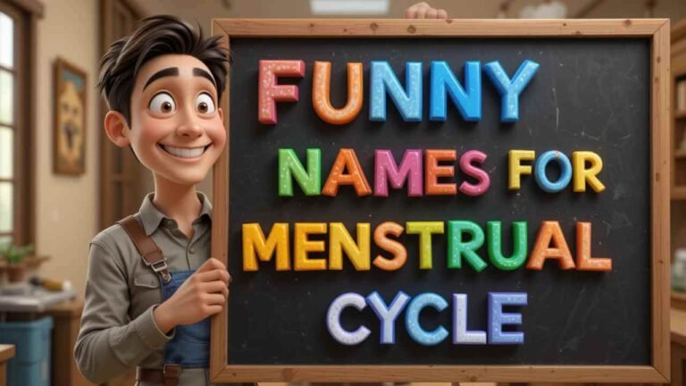 funny names for menstrual cycle