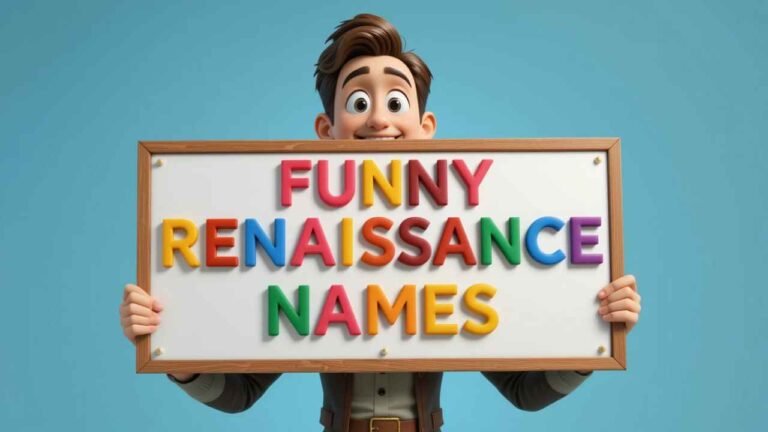 funny renaissance names