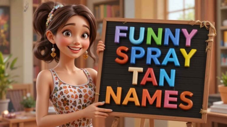 funny spray tan names