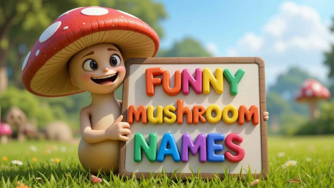funny mushroom names