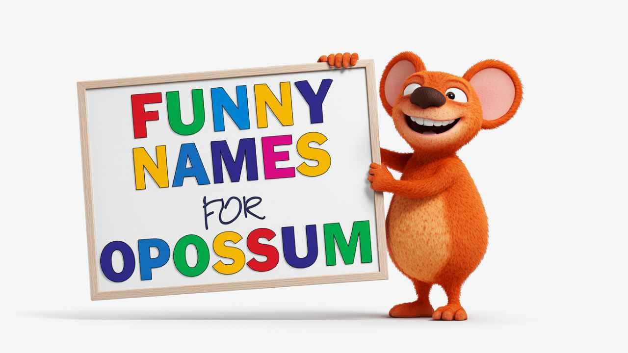 funny names for opossum